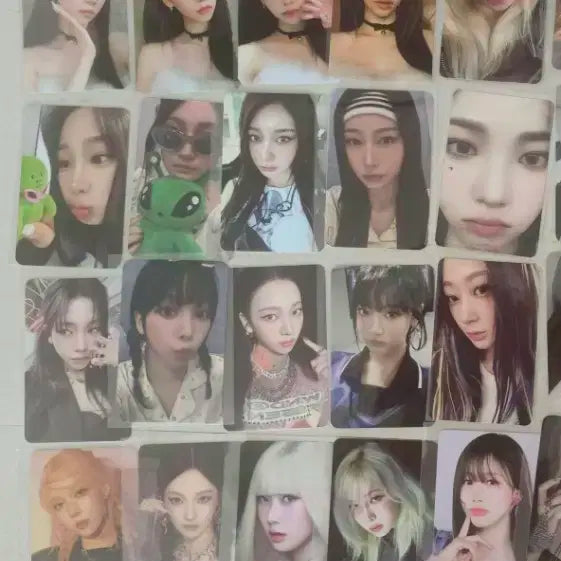 에스파 카리나 지젤 윈터 닝닝 포토카드 포카 일괄