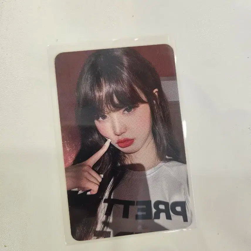 아이브 장원영 시크릿 사운드웨이브 사웨 럭키드로우 포토카드