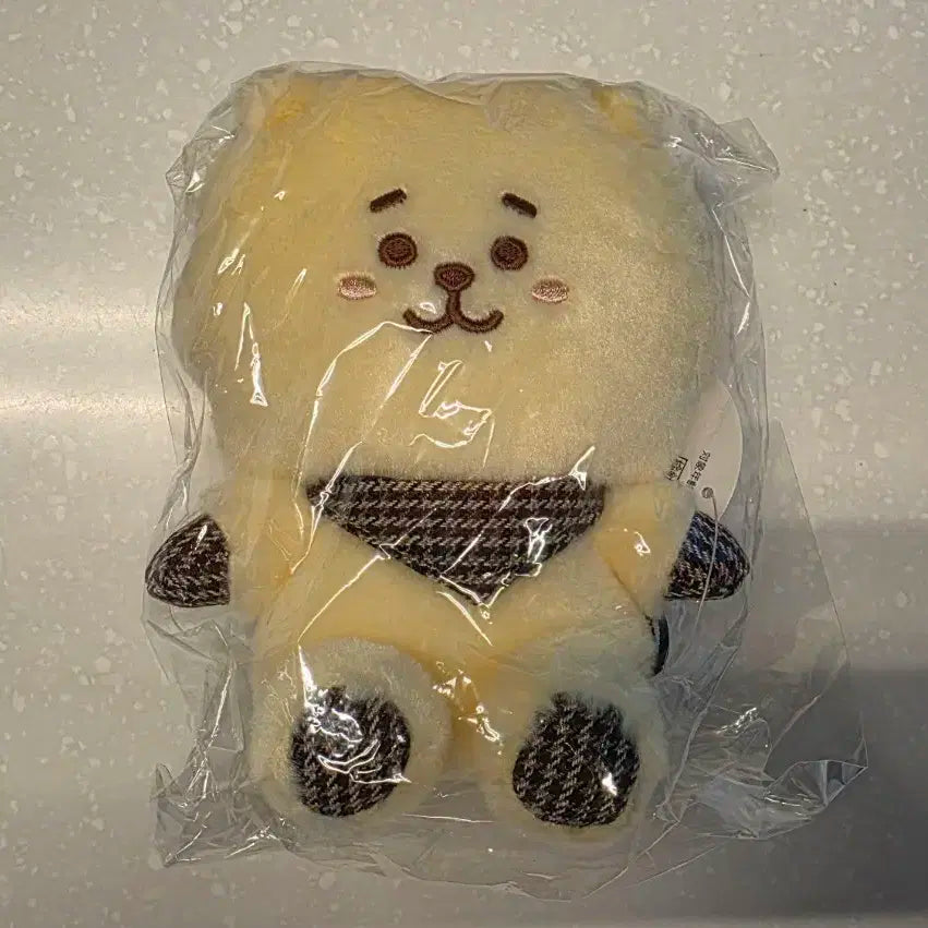 BT21 RJ 알제이 글렌체크 인형 미개봉