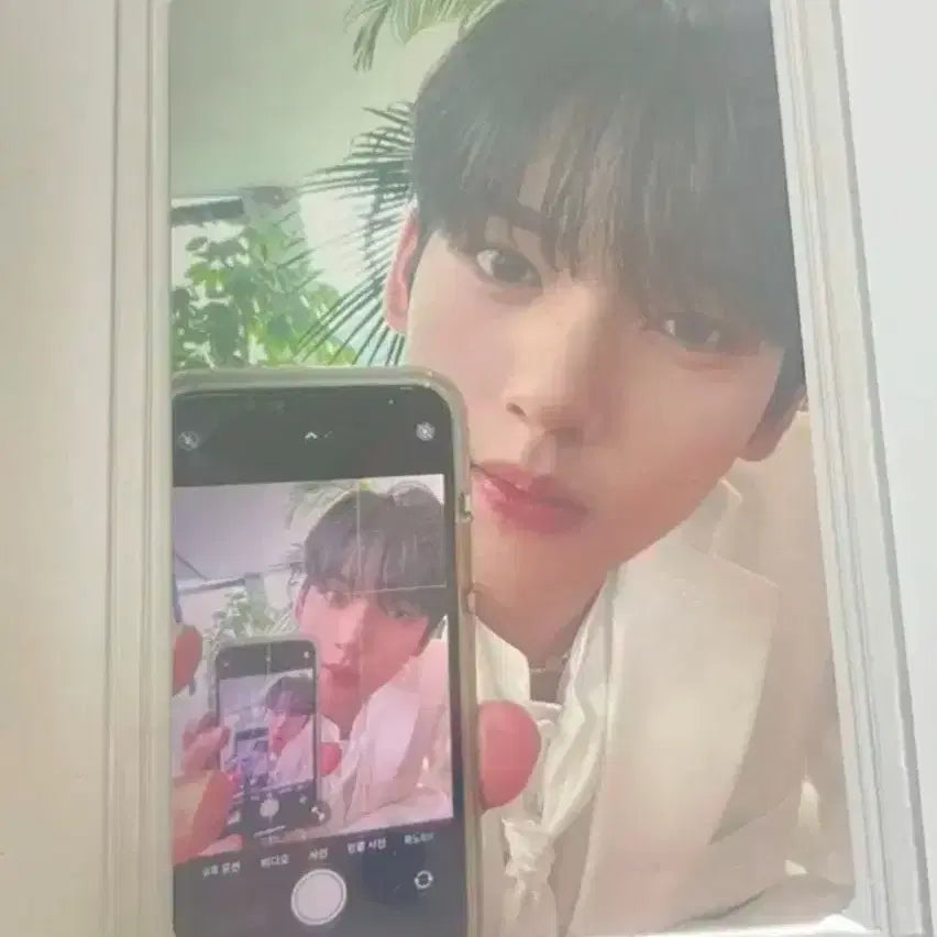 제로베이스원 한유진 거울셀카 포토카드
