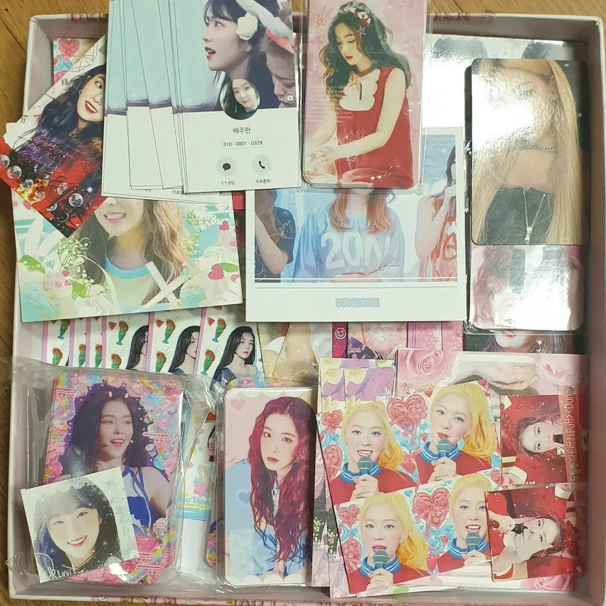 레드벨벳 포토카드 스티커 (대량)