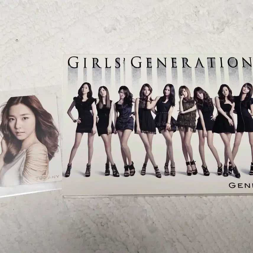 소녀시대 일본 Genie 앨범(CD+DVD 한정수량판) + 티파니 포카
