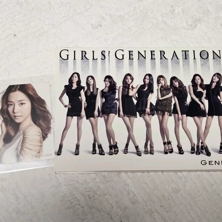 소녀시대 일본 Genie 앨범(CD+DVD 한정수량판) + 티파니 포카