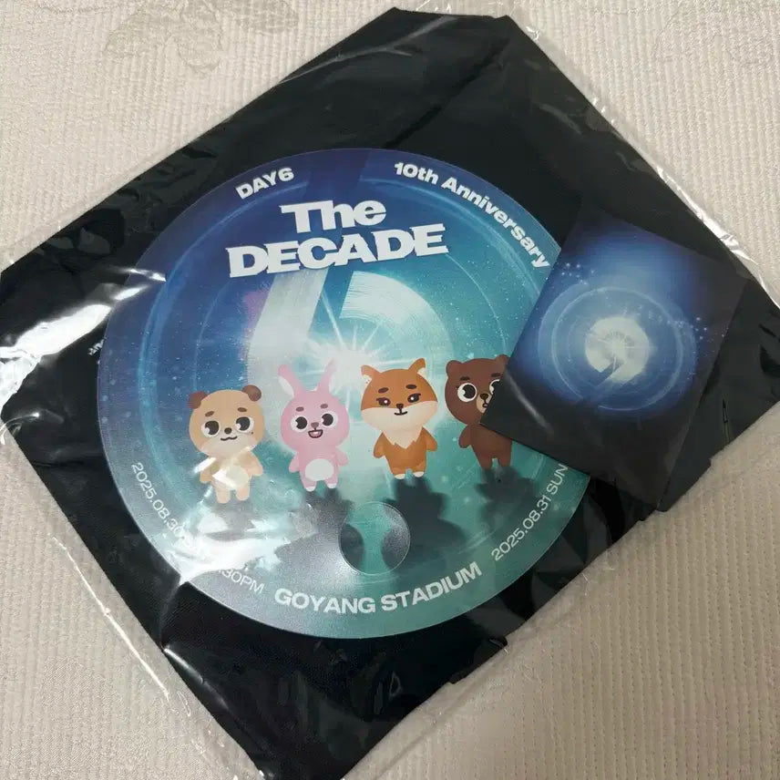 [미개봉] 데이식스 10주년 고양 첫콘 입장 기프트 + 마데존 기프트