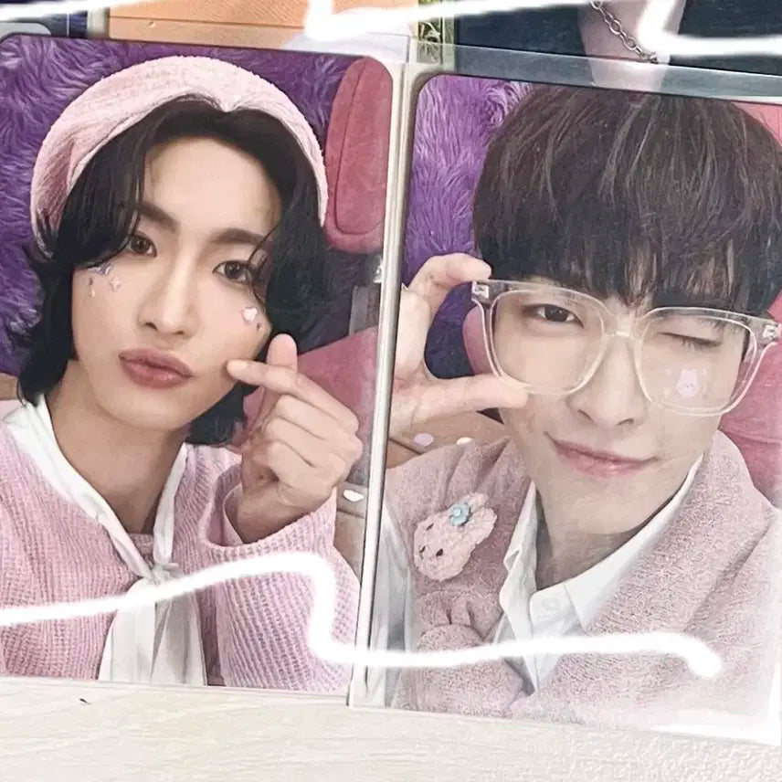 찜그만) 에이티즈 홍중 성화 포카 미공포 네시픽 네컷 미친폼 바운시 앨범