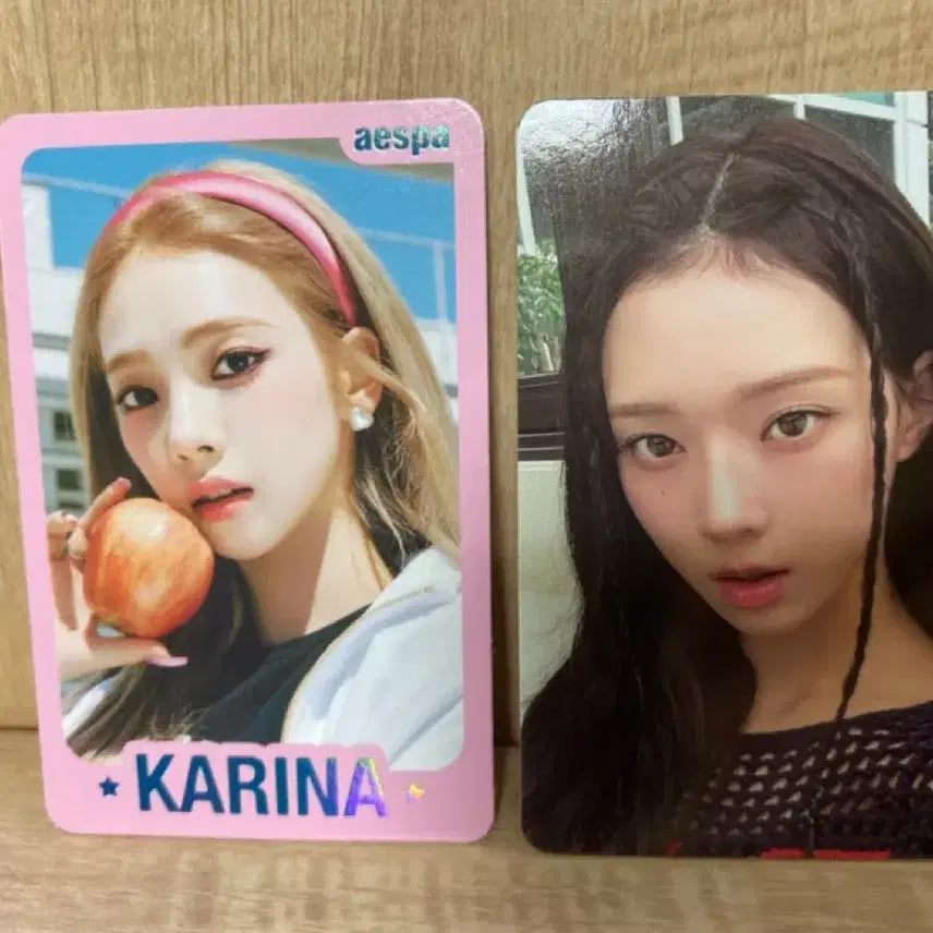 SM 랜덤 트레이딩 카드 A VER. (카리나, 윈터)