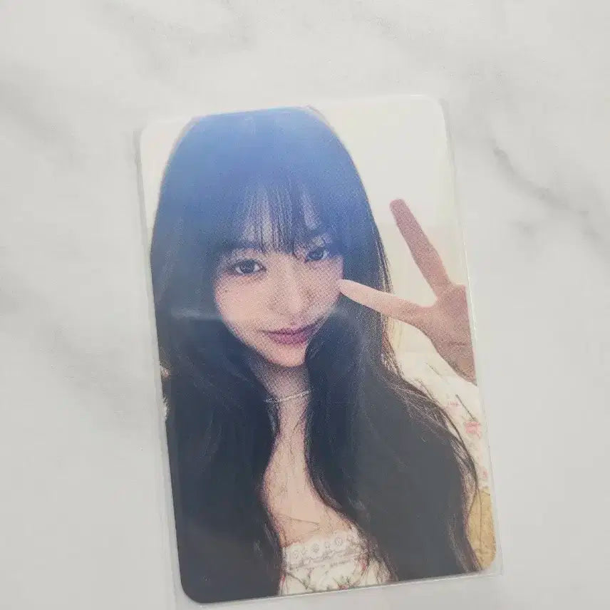 아이브 시크릿 장원영 위드뮤 럭키드로우 럭드 포토카드