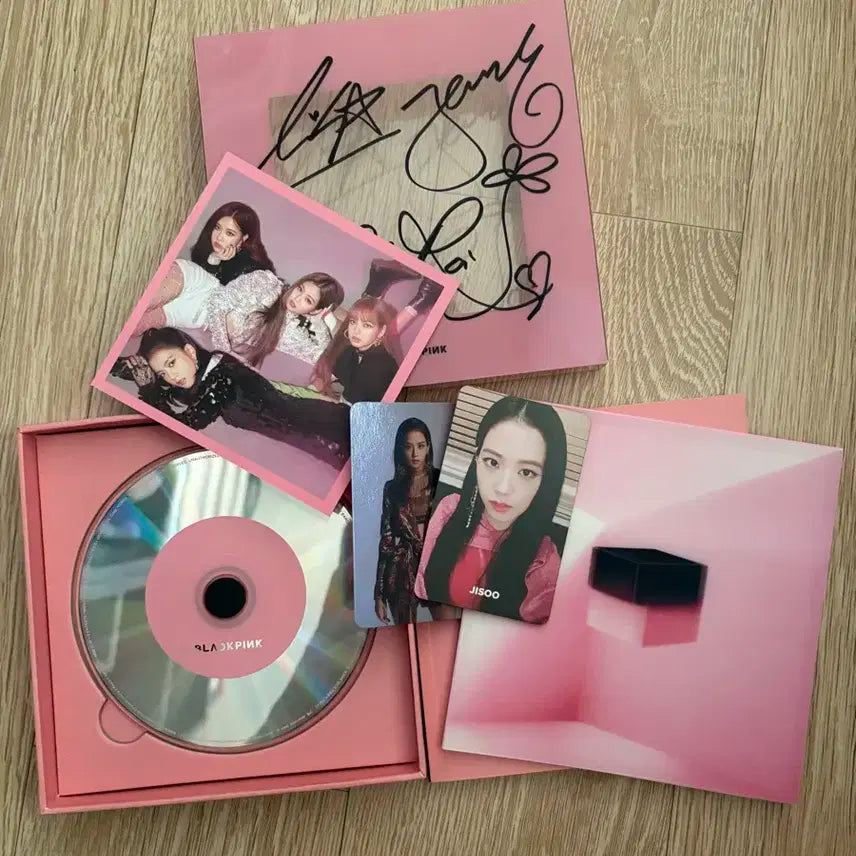 블랙핑크 앨범 친필 싸인CD 비매 품