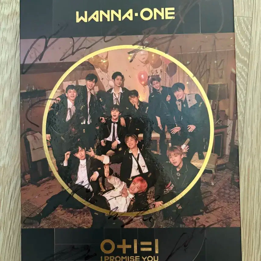 워너원 0+1=I PROMISE YOU 앨범 친필싸인 비매 품