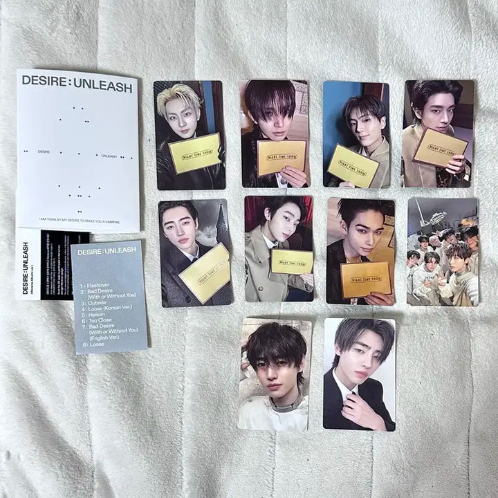 ENHYPEN 엔하이픈 디자이어 언리쉬 성훈 세트 위버스 앨범 포카 양도