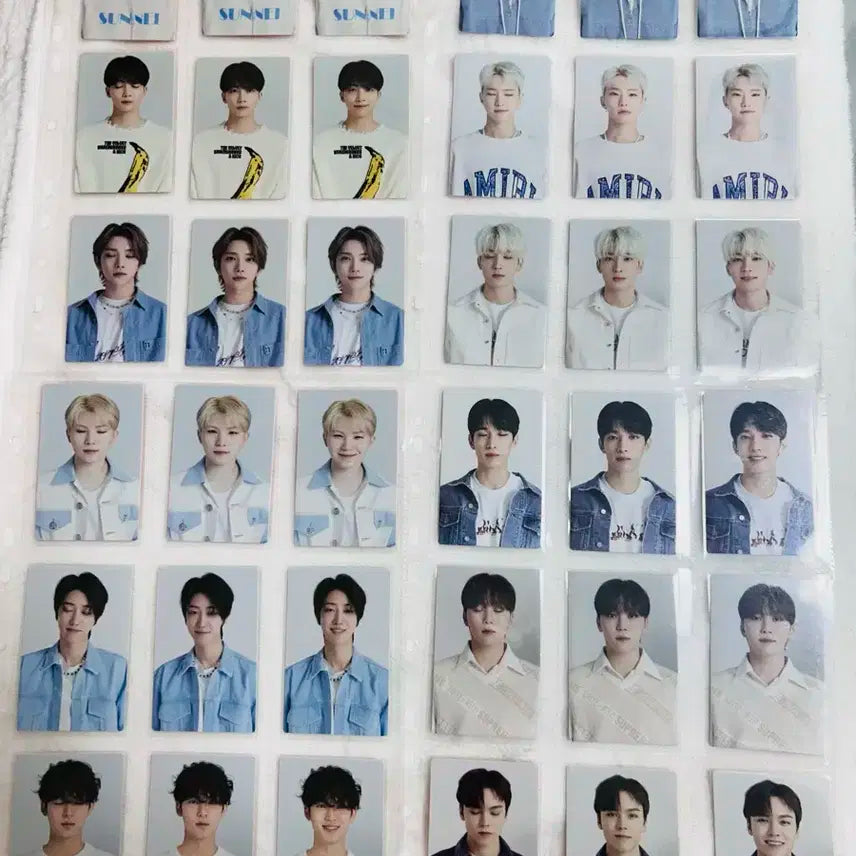 세븐틴 생일박스 2 13멤버 포토카드 풀세트