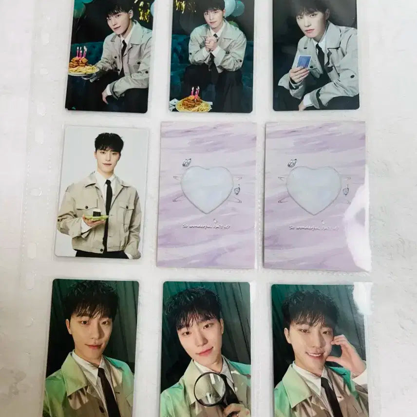 세븐틴 생일박스 4 13멤버 포토카드 풀세트