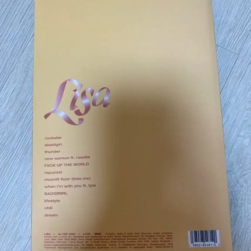 리사 앨범 포토북 Alter Ego  sunni version.