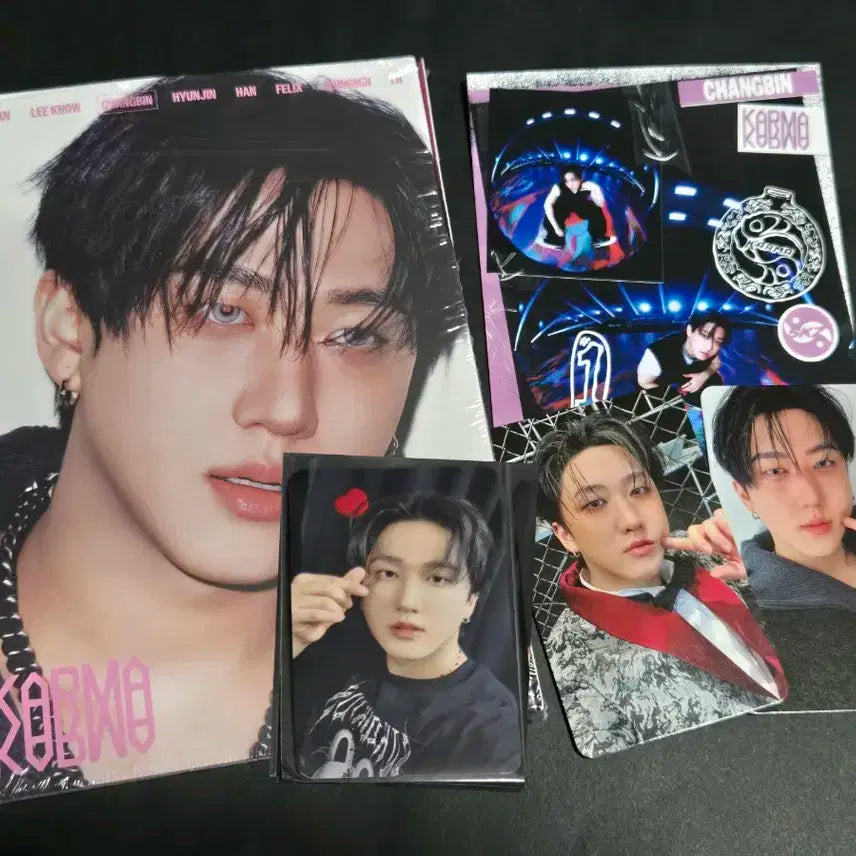 스키즈 카르마 아코디언 개봉 앨범 창빈 서창빈 세트 + 팝업 특전