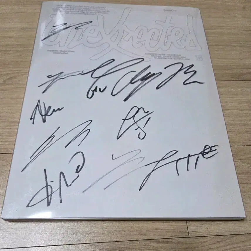 The BOYZ 더보이즈 3집 Unexpected 친필싸인 비매앨범 포카