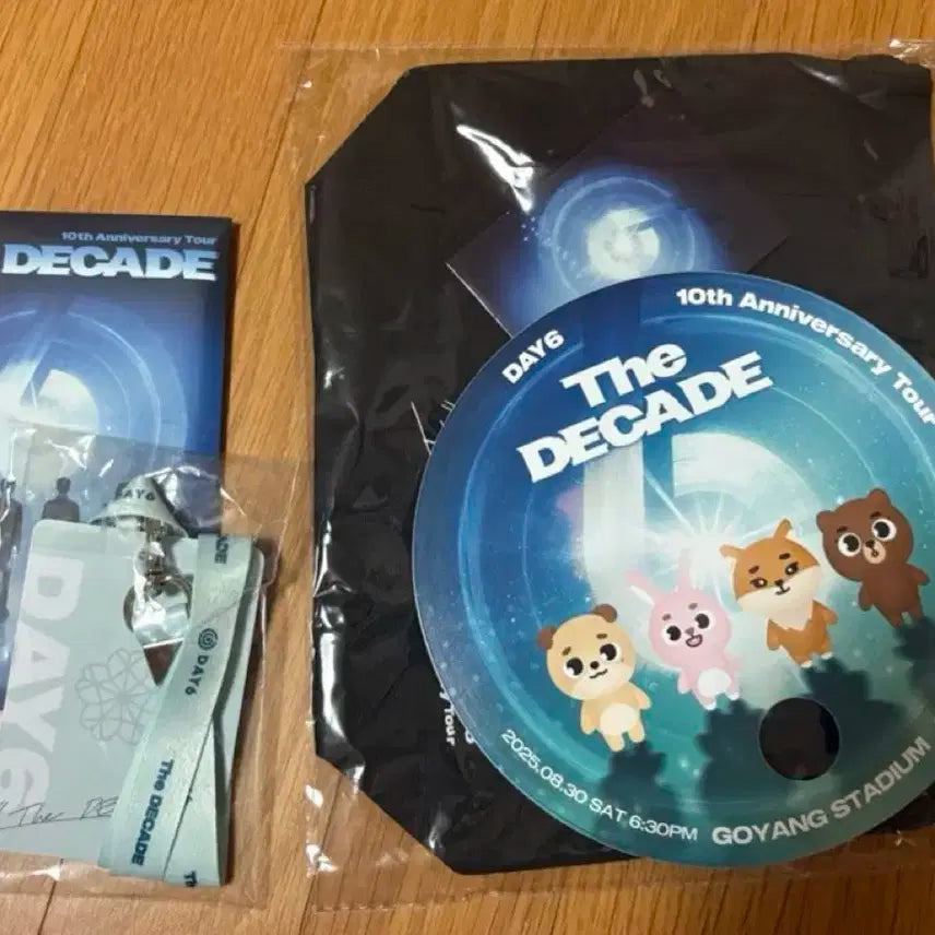 데이식스 10주년 콘서트 고양콘 입장포카 팬클럽 기프트