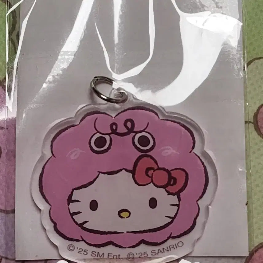 샤이니 키 복실이 X 산리오 헬로키티 아크릴 키링 미개봉