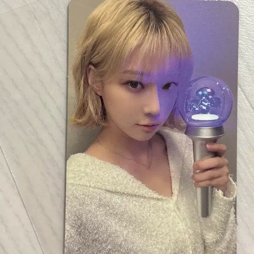 에스파 윈터 응원봉 포카