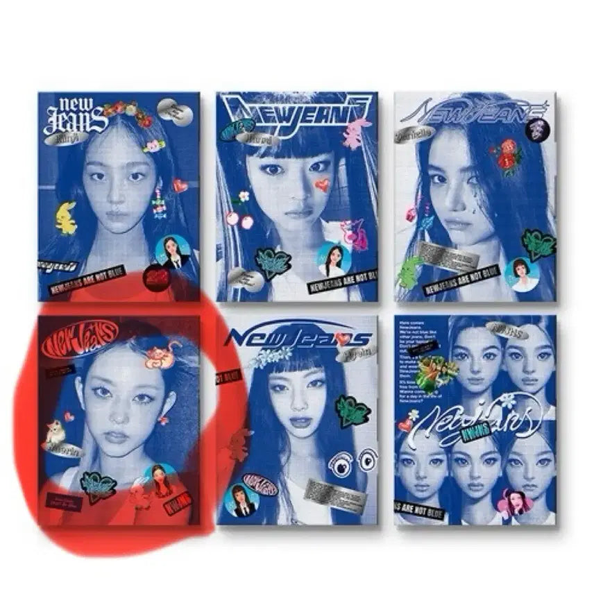 뉴진스 엔제이지 해린 블루북 포카 포함 풀구성