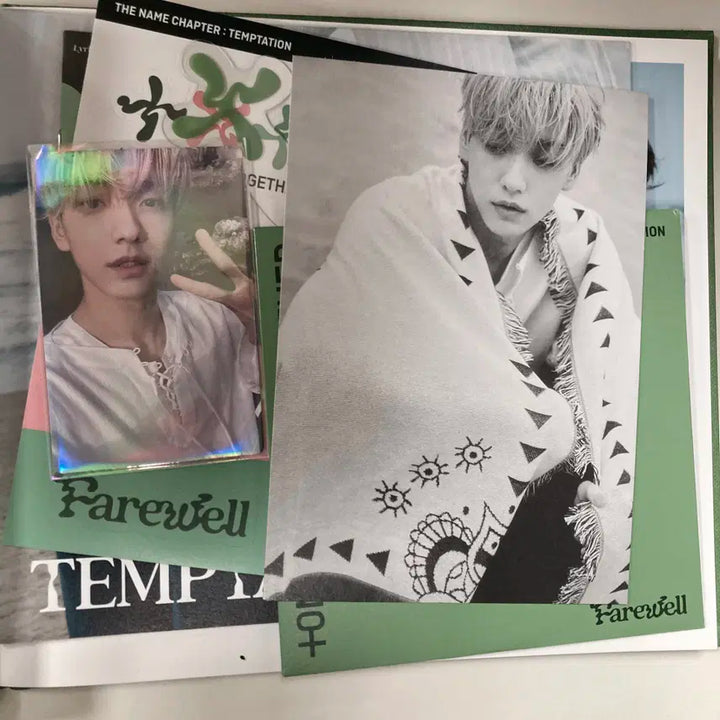 최종할인) 투바투 사인앨범 슈러라 슈가러쉬라이드 템테이션 친필사인앨범