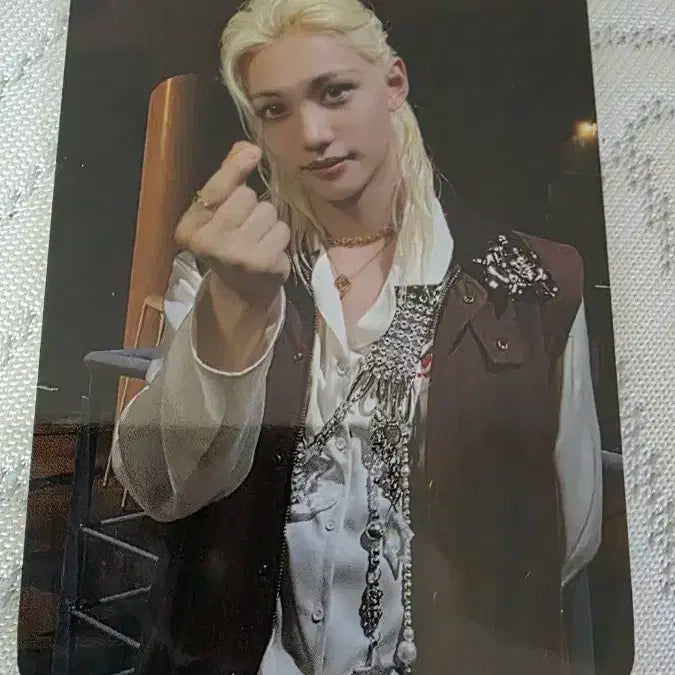 스트레이키즈 스키즈 용복 필릭스 팝업 QR 포카