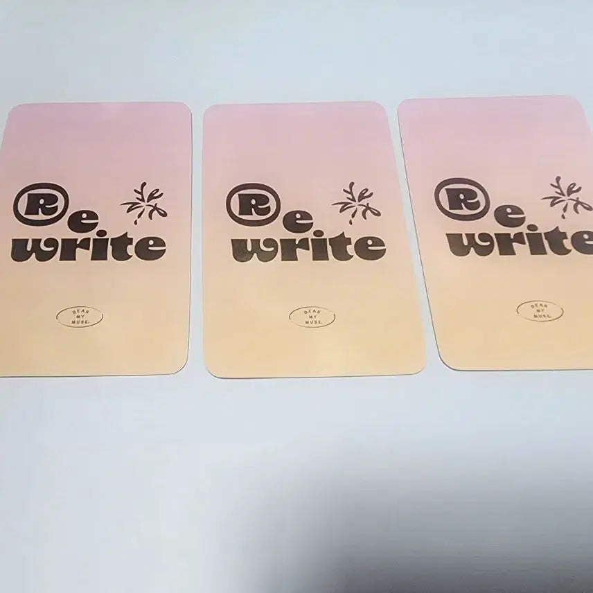 예린 미니3집 Rewrite 디어마이뮤즈 미공포 세트