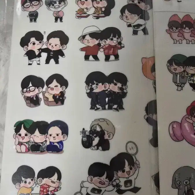 방탄 팬아트 스티커 양도합니다