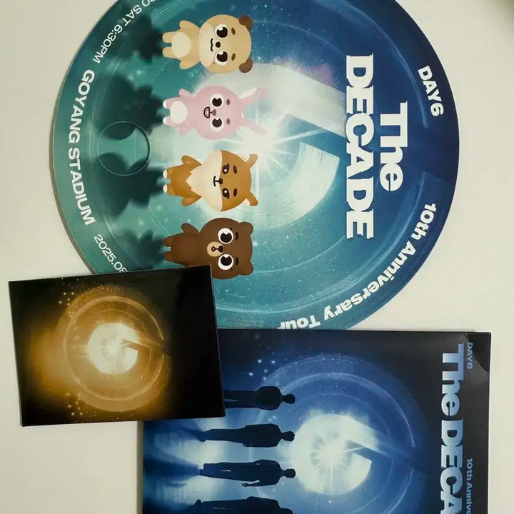 데이식스 팬클럽부스엽서부채+입장기프트 포카