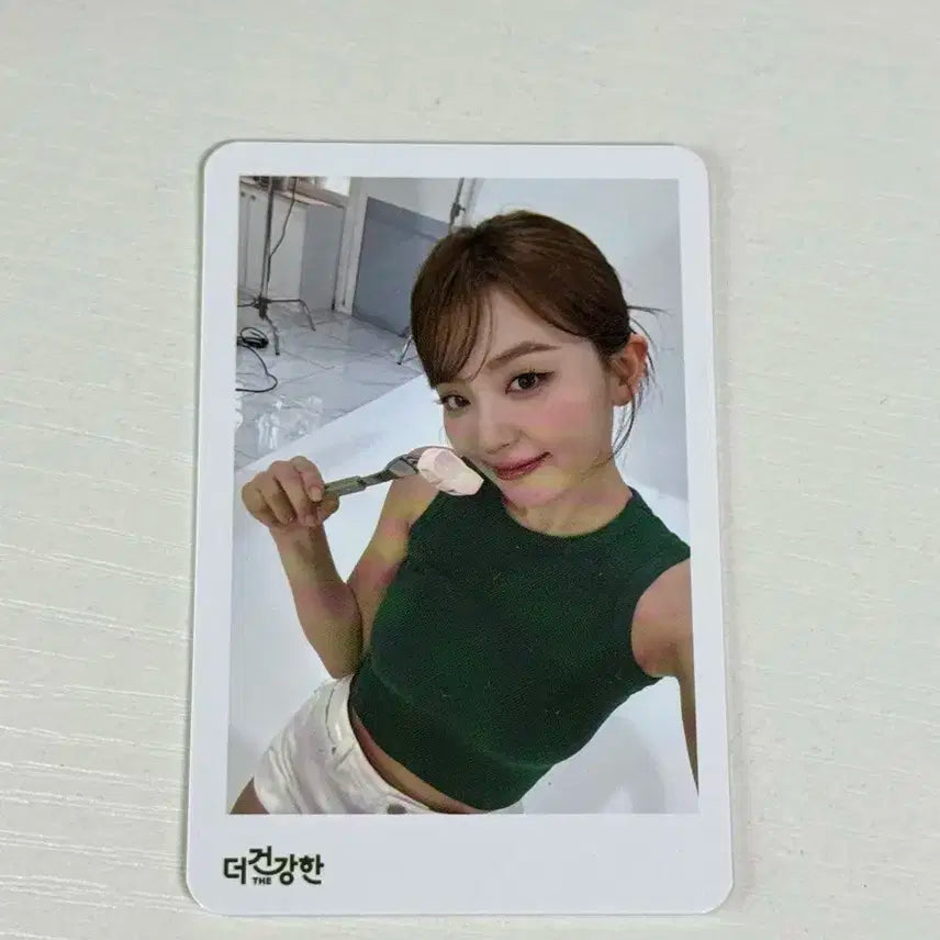 레드벨벳 슬기 더건강한 콜라보 포토카드