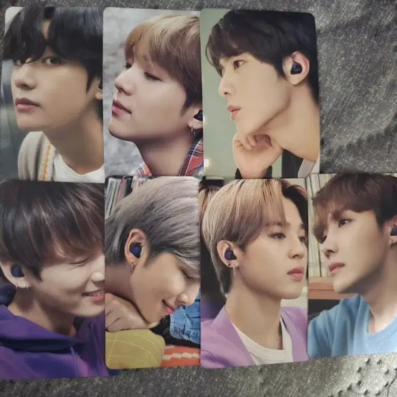 (방탄 뷔 김태형 TYPE 1 포토카드+BTS 단체 포토카드)일괄양도