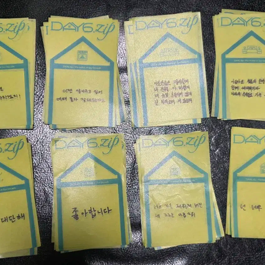 데이식스 팝업 DAY6.zip 팝업스토어 컨페티 풀세트 8종 양도