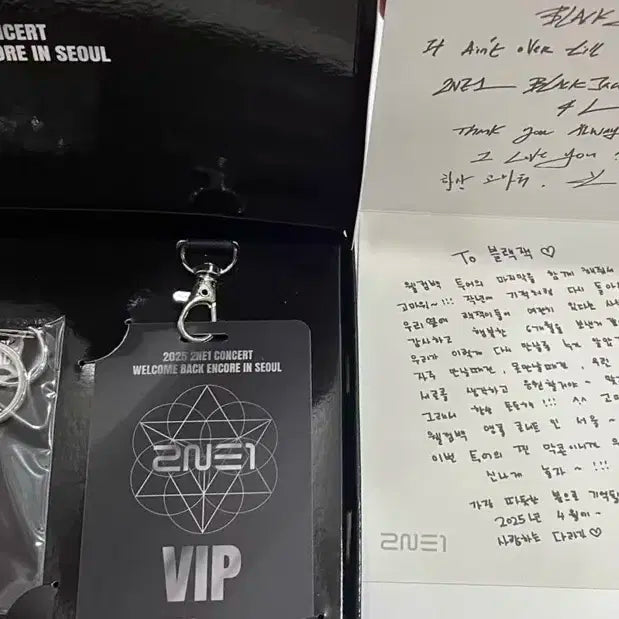 2NE1 투애니원 콘서트 VIP 스페셜 굿즈