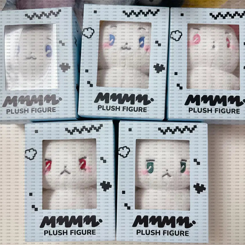 플레이브 므메미무 인형 +모자 미개봉 5세트 일괄 MMMM 공식 피규어