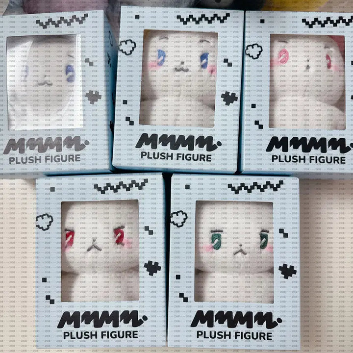 플레이브 므메미무 인형 +모자 미개봉 5세트 일괄 MMMM 공식 피규어