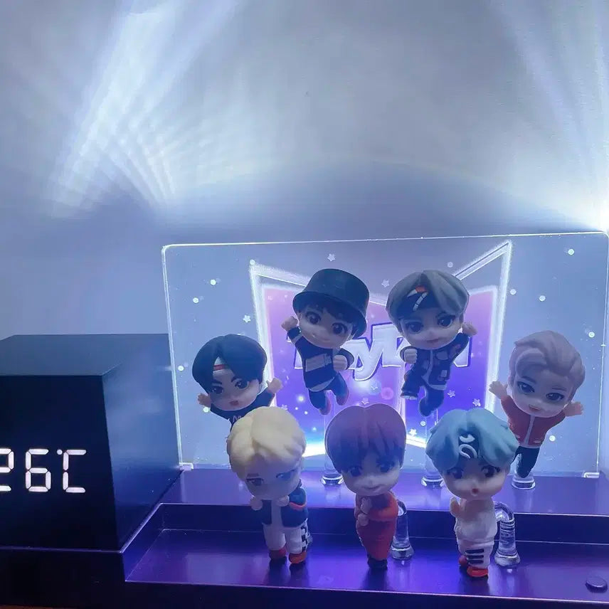 (9/1-9/2 한정판매)BTS 피규어(7명일괄포함) LED시계