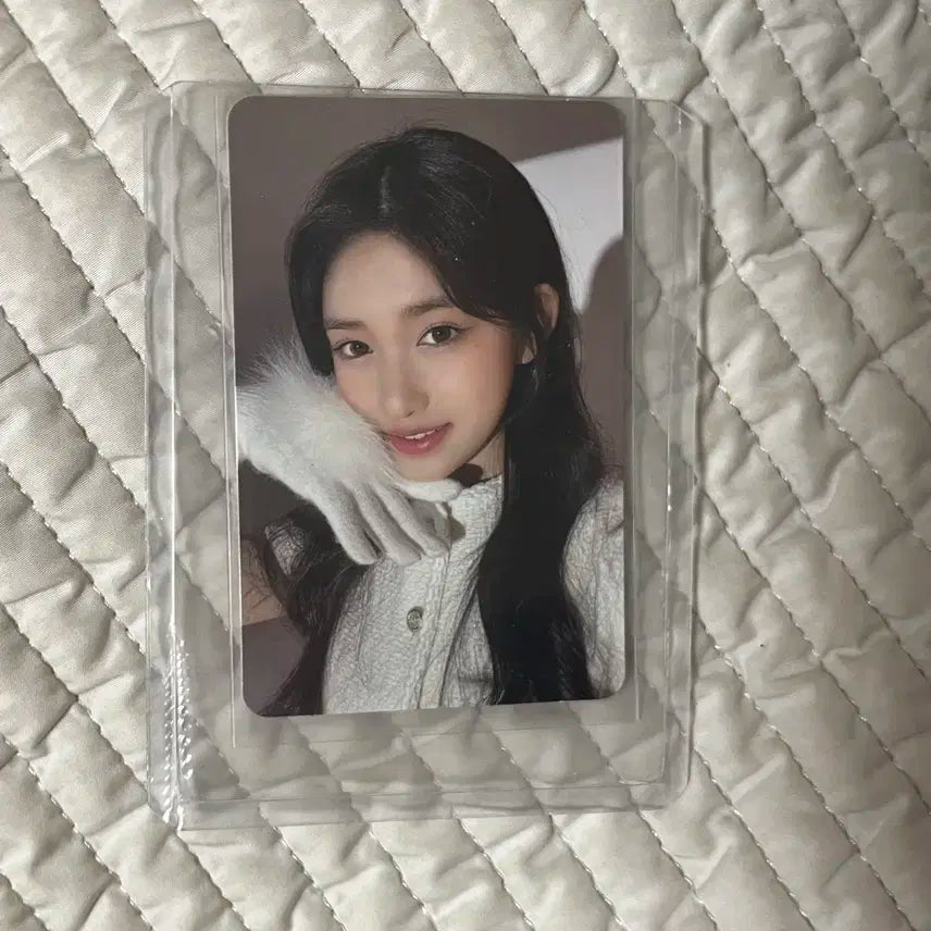 아이브 이서 장갑 포카 일레븐