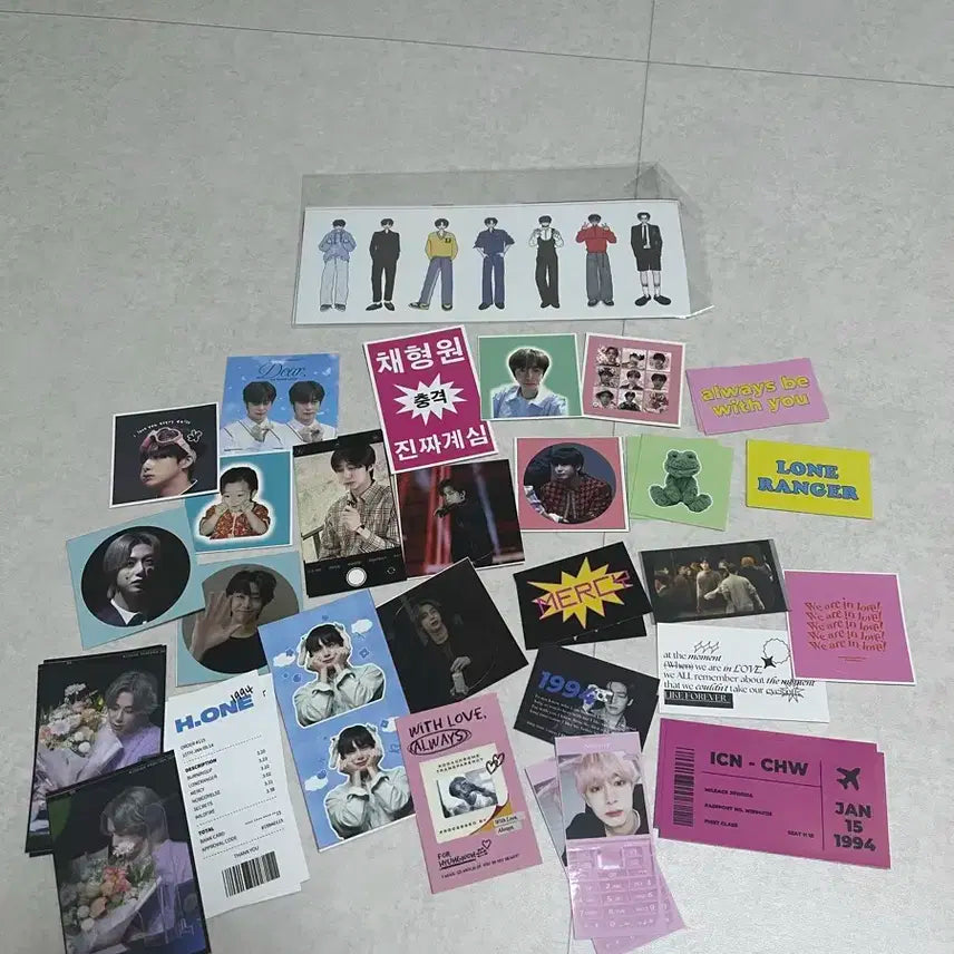 몬스타엑스 채형원 스티커  팝니다