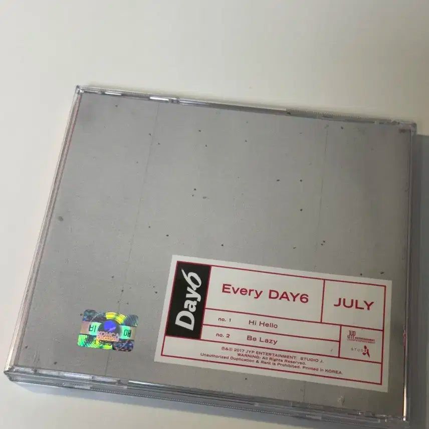 데이식스 싸인 앨범