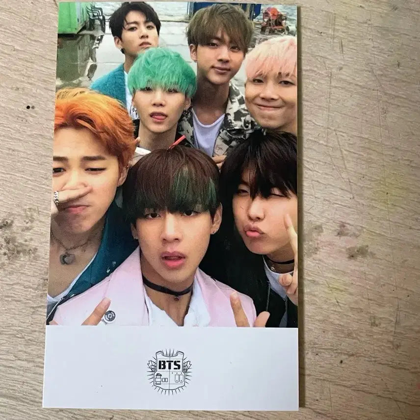 방탄소년단 단체 포카