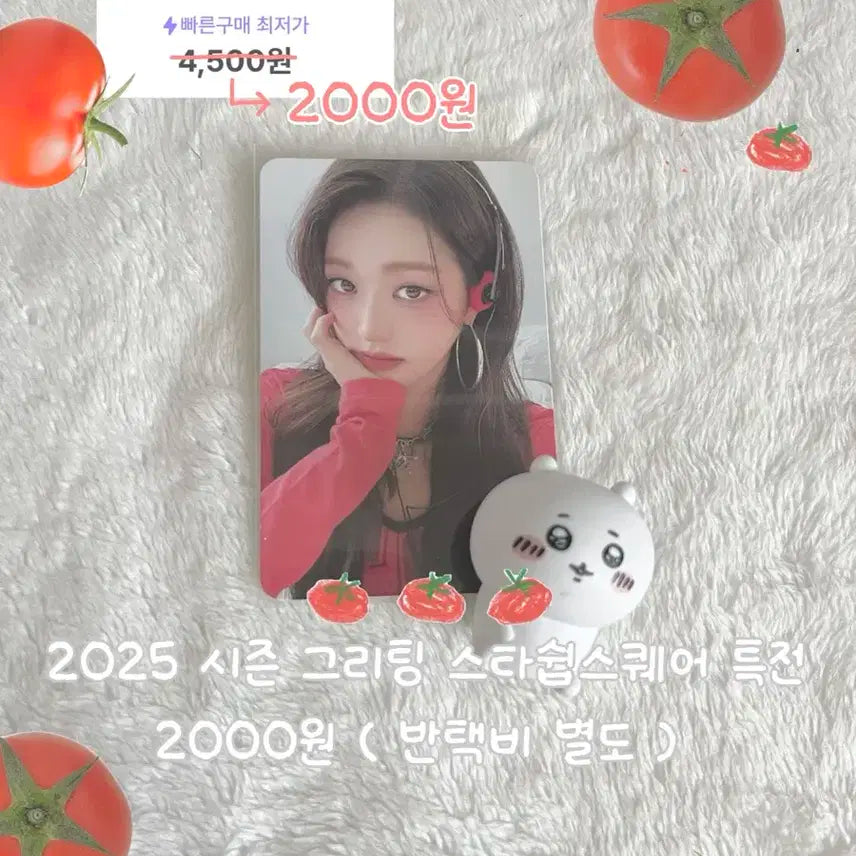 2025 시즌그리팅 원영 포카