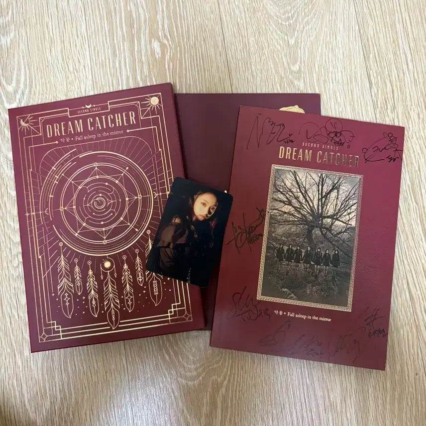 드림캐쳐 악몽  친필 싸인 앨범 CD 비매 품