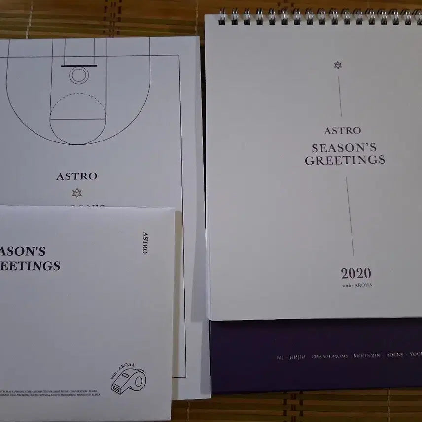 아스트로 2020 시즌그리팅 refreshing 버젼 개봉