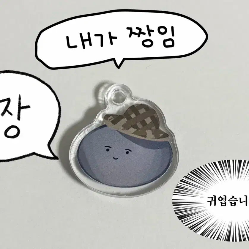 세븐틴 윤정한 정한 돌쫑이 키링