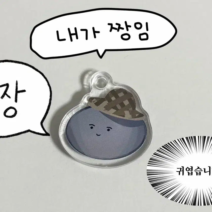 세븐틴 윤정한 정한 돌쫑이 키링