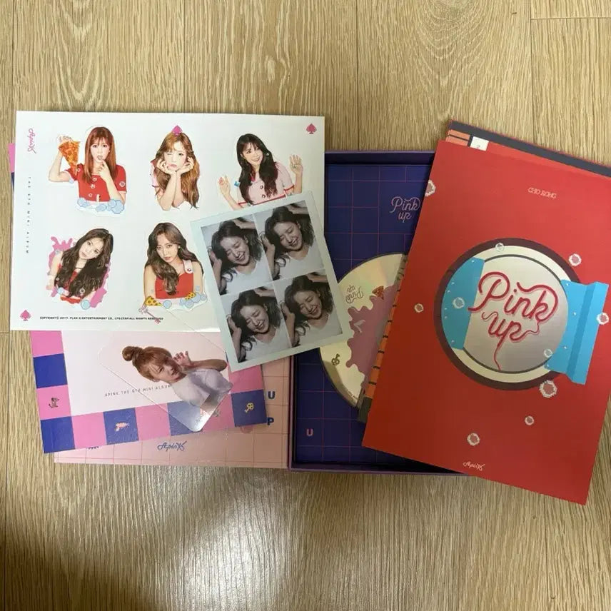 에이핑크 Pink UP 앨범 친필 사인 CD 비매 품