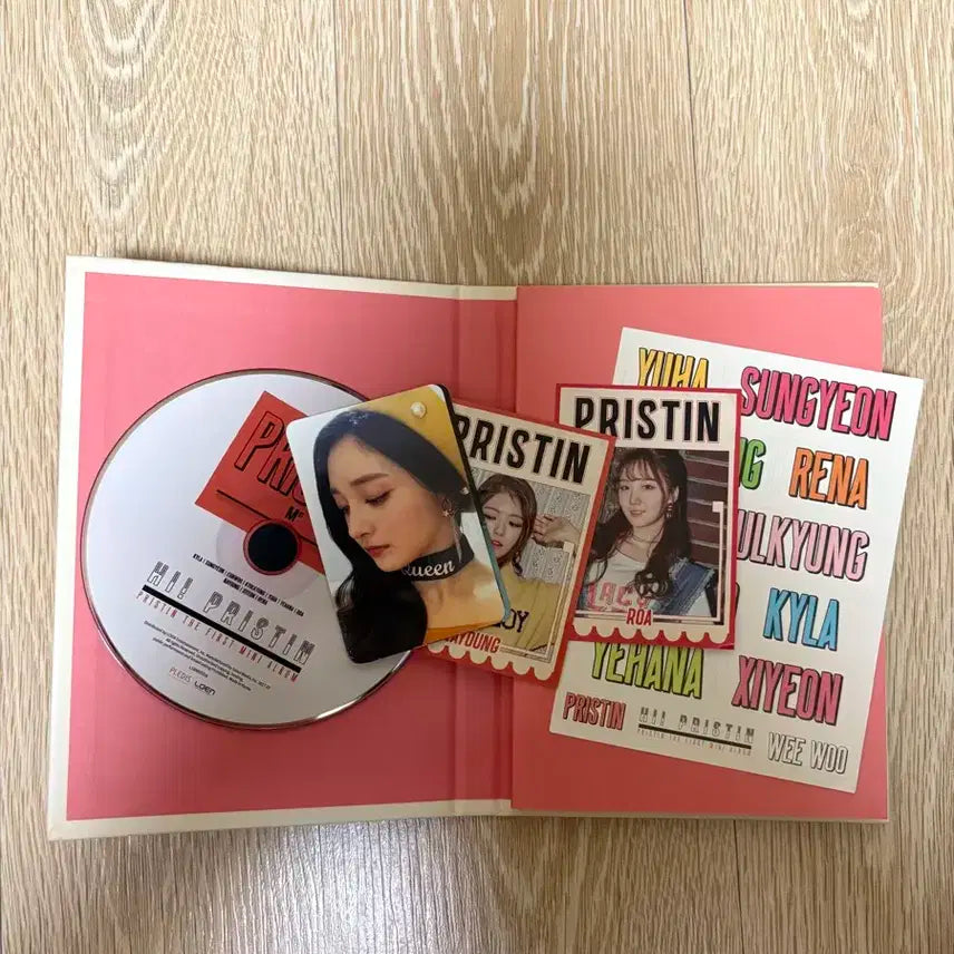 프리스틴 HI! PRISTIN 친필 사인 앨범 CD 비매 품