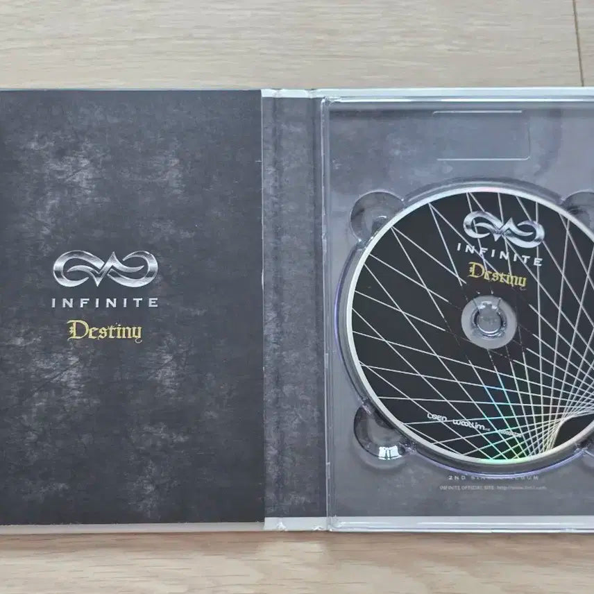 인피니트 친필싸인 앨범 싱글2집 destiny 데스트니