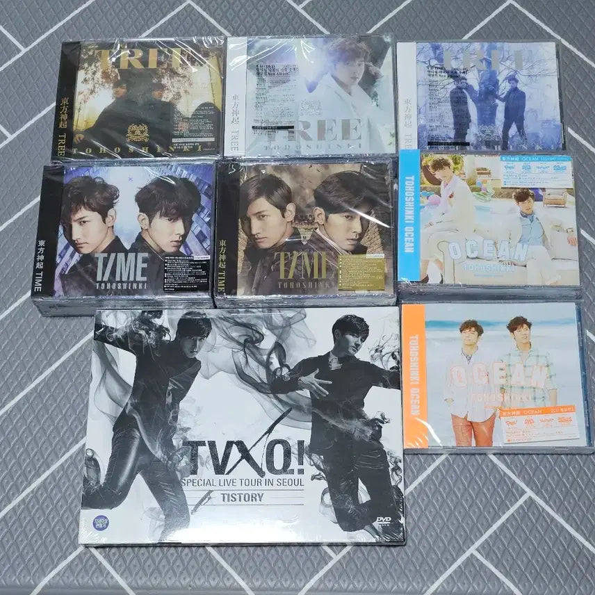 동방신기 일본앨범 국내발매반 홍보용 및 콘DVD 홍보용 미개봉 일괄