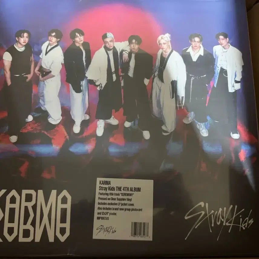 스트레이키즈 바이닐 사파이어버전 미개봉 양도