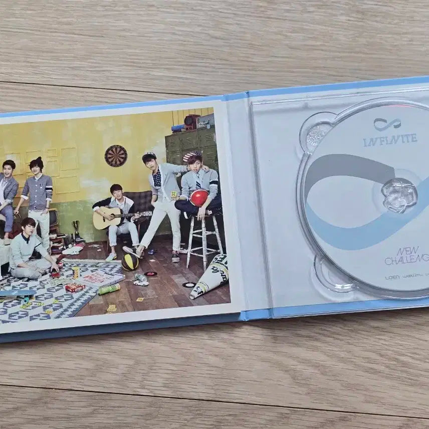 인피니트 우현 친필 싸인앨범 new challenge 맨인럽